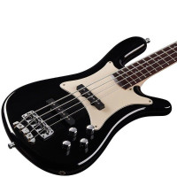 Warwick Streamer CV BK SHP Teambuilt Бас-гитара, 4 струны, чехол, цвет черный