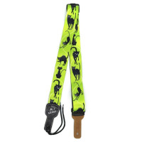 SOLDIER STP2825 4 Ремень для гитары текстиль, ЧЁРНЫЕ КОШКИ