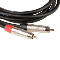 FORCE FLC-18/3 Шнур аудио 2хRCA(male) ⇔ mini-JACK 1/8"(stereo), 3 метра