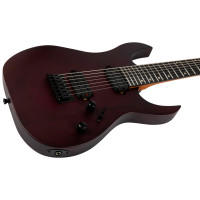 SPIRA S-407 MWR Электрогитара 7-струнная, Superstrat, HH, цвет матовый красное вино