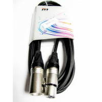 True magic TLC 3M/BK Шнур микрофонный XLR (F) ⇔ XLR (M), 3 метра, черный