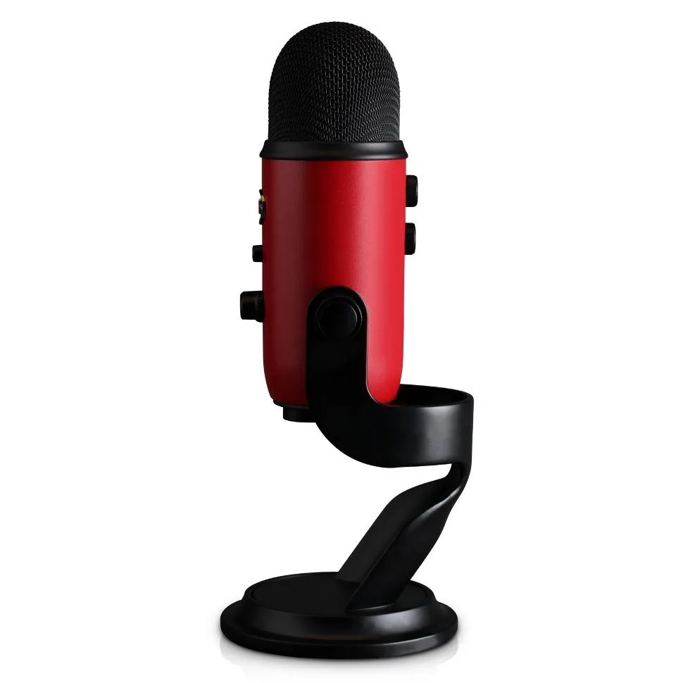 Blue Yeti Satin Red - микрофон USB, студийный конденсаторный